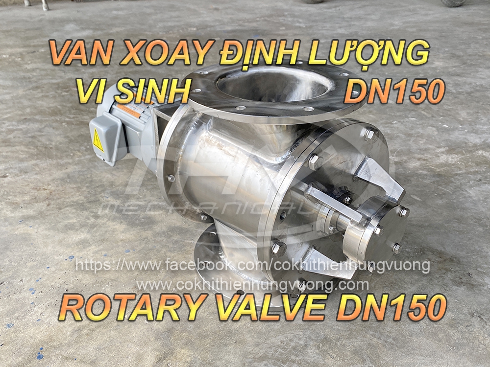 Van Xoay Định Lượng Vi Sinh DN150 - Rotary Valve Airlock
