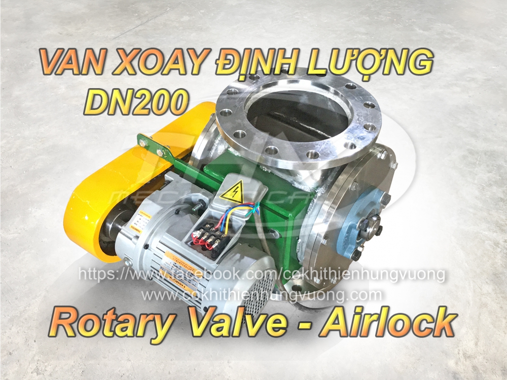 Van Xoay Định Lượng DN200 - Rotary Airlock Valve DN200