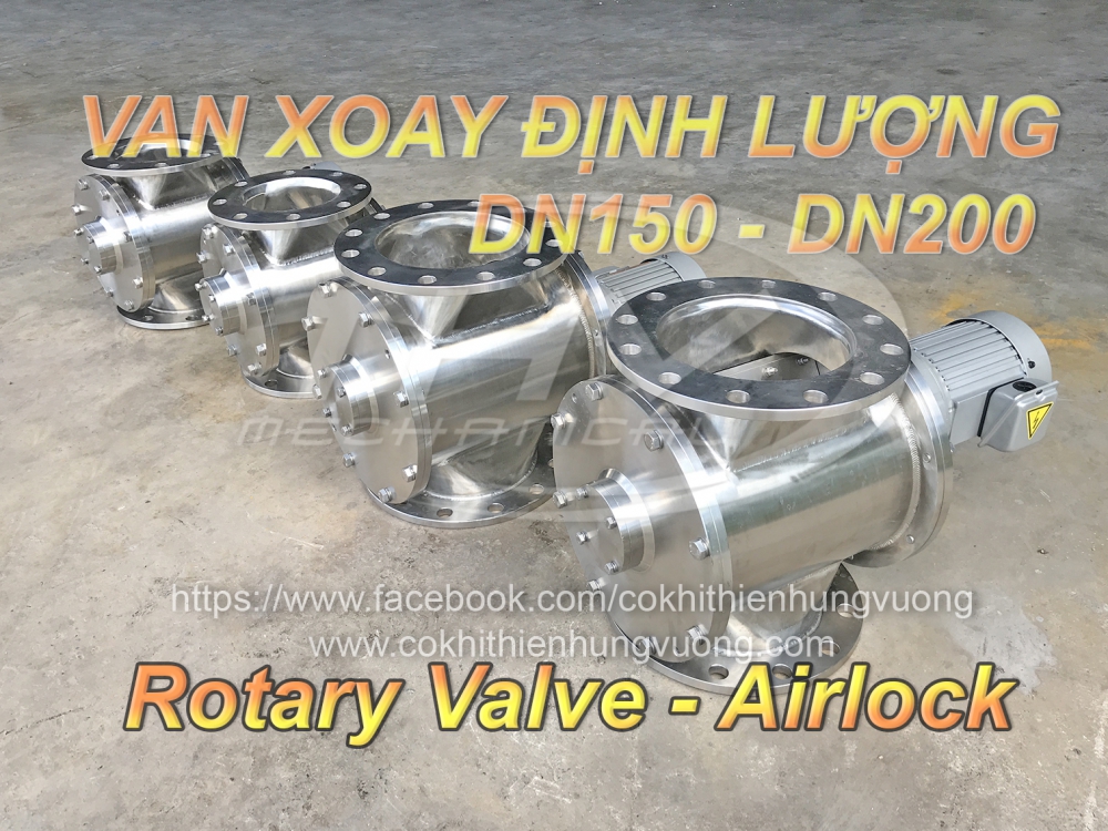 Van Xoay Định Lượng Vi Sinh DN150 & DN200 - Rotary Airlock Valve