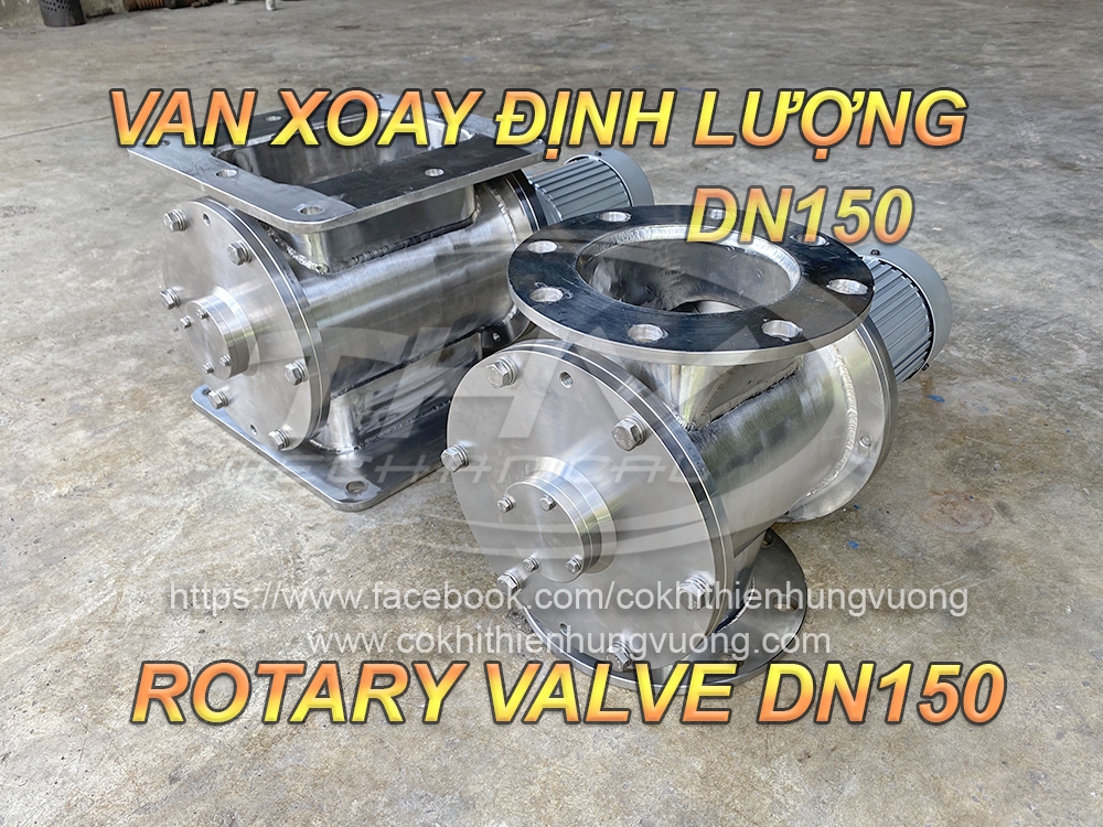 Van Xoay Định Lượng DN150 SUS304 - Rotary Valve DN150